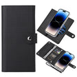 For iPhone 14 Pro Max ViLi GHB-C Series RFID MagSafe Magnetic Flip Leather Phone Case(Black) - iPhone 14 Pro Max Cases by ViLi | Online Shopping South Africa | PMC TechLife | Buy Now Pay Later Mobicred
