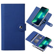 For iPhone 13 Pro Max ViLi GHB-C Series RFID MagSafe Magnetic Flip Leather Phone Case(Blue) - iPhone 13 Pro Max Cases by ViLi | Online Shopping South Africa | PMC TechLife | Buy Now Pay Later Mobicred