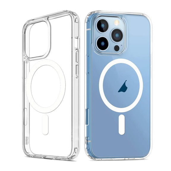 For iPhone 16 Pro ViLi MAG-C Series MagSafe Magnetic PC + TPU Phone Case(Transparent)