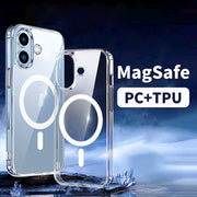 For iPhone 15 Pro Max ViLi MAG-C Series MagSafe Magnetic PC + TPU Phone Case(Transparent)