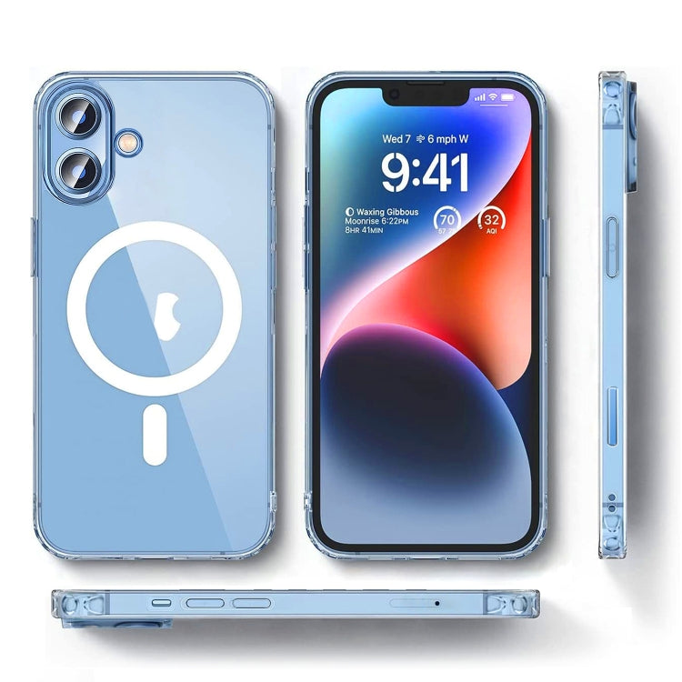 For iPhone 16 Pro ViLi MAG-C Series MagSafe Magnetic PC + TPU Phone Case(Transparent)