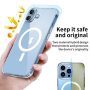 For iPhone 16 ViLi MAG-C Series MagSafe Magnetic PC + TPU Phone Case(Transparent)