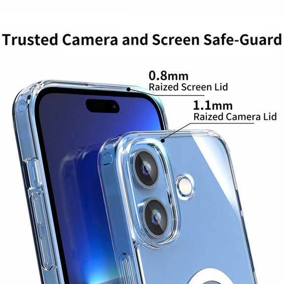 For iPhone 15 Pro Max ViLi MAG-C Series MagSafe Magnetic PC + TPU Phone Case(Transparent)