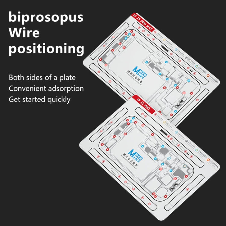 For iPhone 15 Plus MaAnt Double-sided Screw Positioning Flexible Soft Magnetic Pad - Magnetic Screws Mat by MaAnt | Online Shopping South Africa | PMC TechLife | Buy Now Pay Later Mobicred