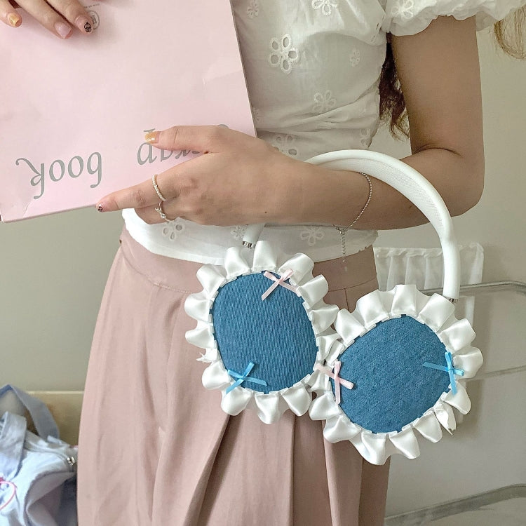 For Apple AirPods Max Headphones Lace Protective Case(Black) - free shipping - PMC Jewellery - Order now!