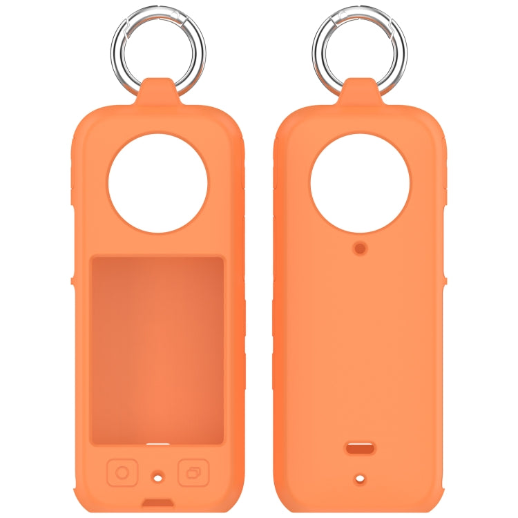 For Insta 360 X4 Portable Silicone Protective Case(Orange) - Case & Bags by PMC TechLife | Online Shopping South Africa | PMC TechLife | Buy Now Pay Later Mobicred