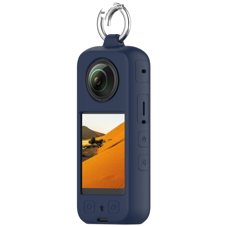 For Insta 360 X4 Portable Silicone Protective Case(Midnight Blue) - Case & Bags by PMC TechLife | Online Shopping South Africa | PMC TechLife | Buy Now Pay Later Mobicred