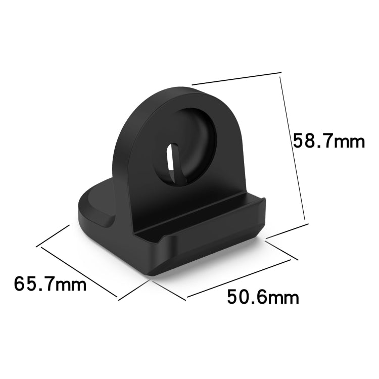 For Fitbit Ace LTE Smart Watch Silicone Charging Bracket(Black)