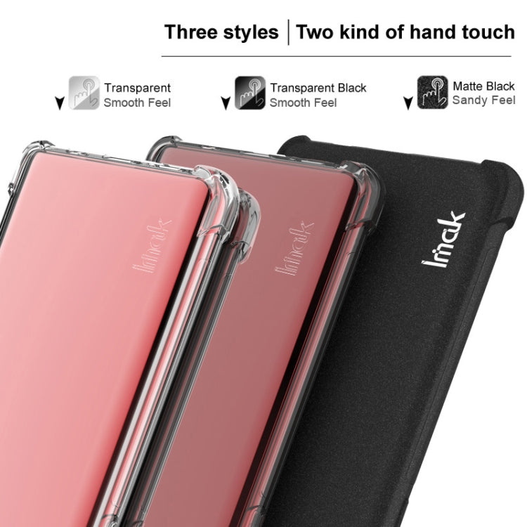 For Google Pixel 9 Pro XL imak Shockproof Airbag TPU Phone Case(Transparent Black)