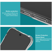 For Samsung Galaxy S24 FE 5G IMAK Corrugated Texture Airbag TPU Phone Case(Transparent)