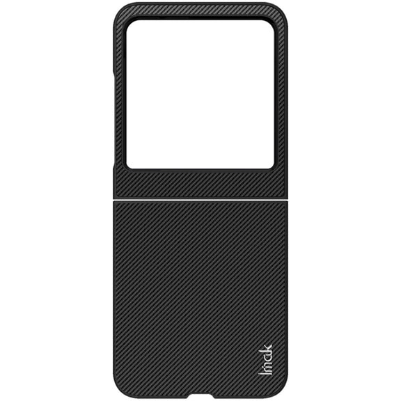 For Motorola Razr 50 / Razr 2024 imak Ruiyi Series Carbon Fiber PU + PC Phone Case