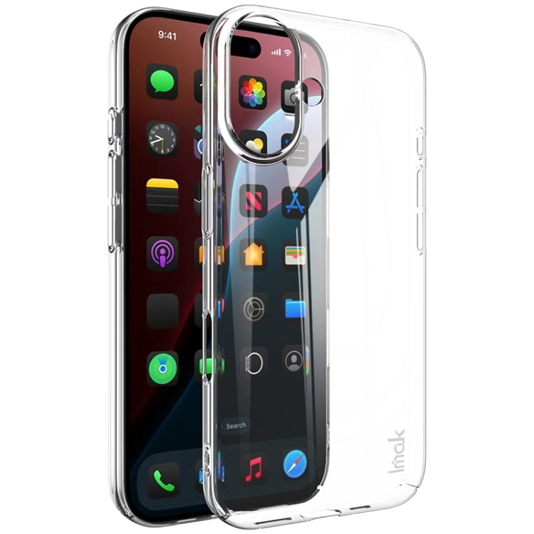 For iPhone 16 IMAK Wing II Wear-resisting Crystal Phone Case - iPhone 16 Cases by imak | Online Shopping South Africa | PMC TechLife | Buy Now Pay Later Mobicred