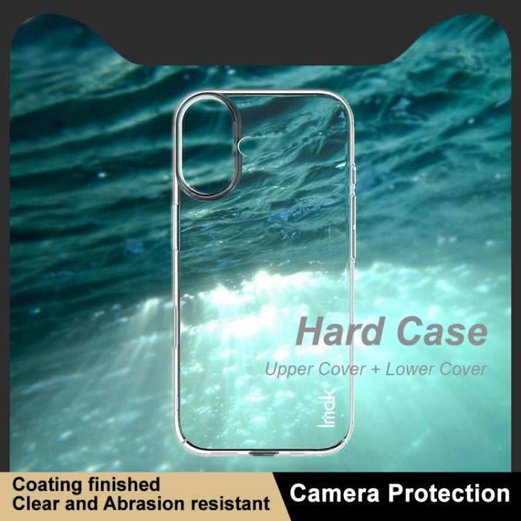 For iPhone 16 IMAK Wing II Wear-resisting Crystal Phone Case - iPhone 16 Cases by imak | Online Shopping South Africa | PMC TechLife | Buy Now Pay Later Mobicred