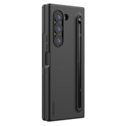 For Samsung Galaxy Z Fold6 5G NILLKIN Flex Pure PC + Liquid Silicone Phone Case with S Pen(Black)