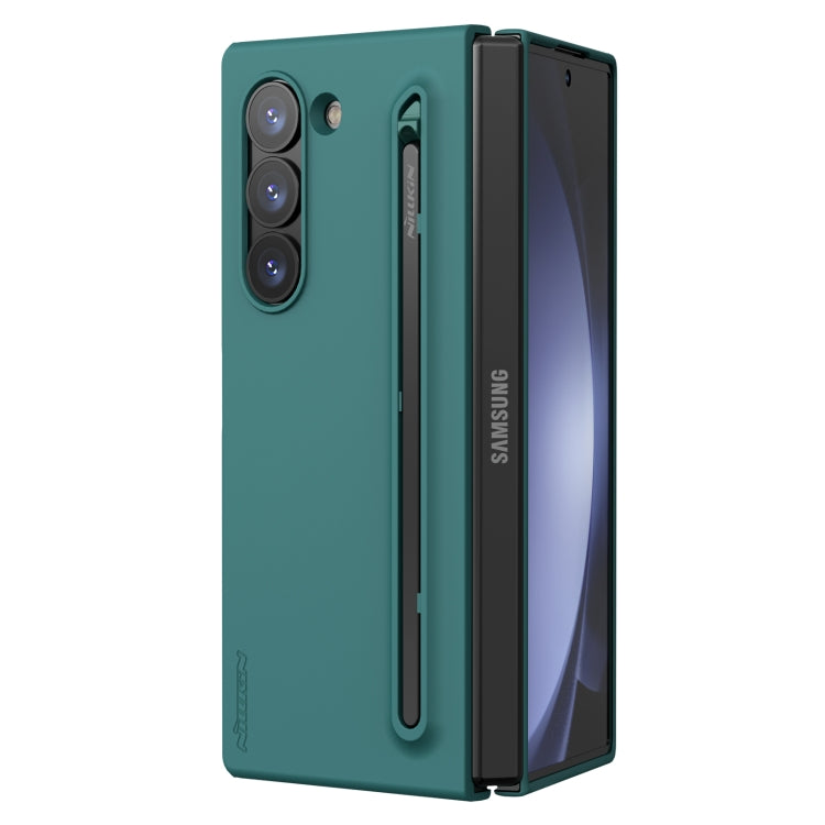 For Samsung Galaxy Z Fold6 5G NILLKIN Flex Pure PC + Liquid Silicone Phone Case with S Pen(Green) - free shipping - PMC Jewellery - Order now!