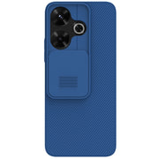 For Xiaomi Poco M6 4G NILLKIN Black Mirror Series Camshield PC Phone Case(Blue)