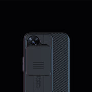 For Xiaomi Poco M6 4G NILLKIN Black Mirror Series Camshield PC Phone Case(Blue)