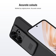 For Xiaomi Poco M6 4G NILLKIN Black Mirror Series Camshield PC Phone Case(Blue)