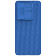 For OnePlus Nord CE4 Lite / OPPO K12x NILLKIN Black Mirror Series Camshield PC Phone Case(Blue)