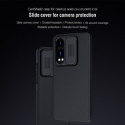 For OnePlus Nord CE4 Lite / OPPO K12x NILLKIN Black Mirror Series Camshield PC Phone Case(Blue)