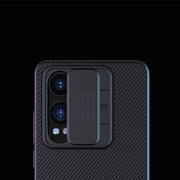 For OnePlus Nord CE4 Lite / OPPO K12x NILLKIN Black Mirror Series Camshield PC Phone Case(Blue)