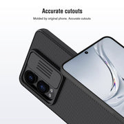 For OnePlus Nord CE4 Lite / OPPO K12x NILLKIN Black Mirror Series Camshield PC Phone Case(Blue)