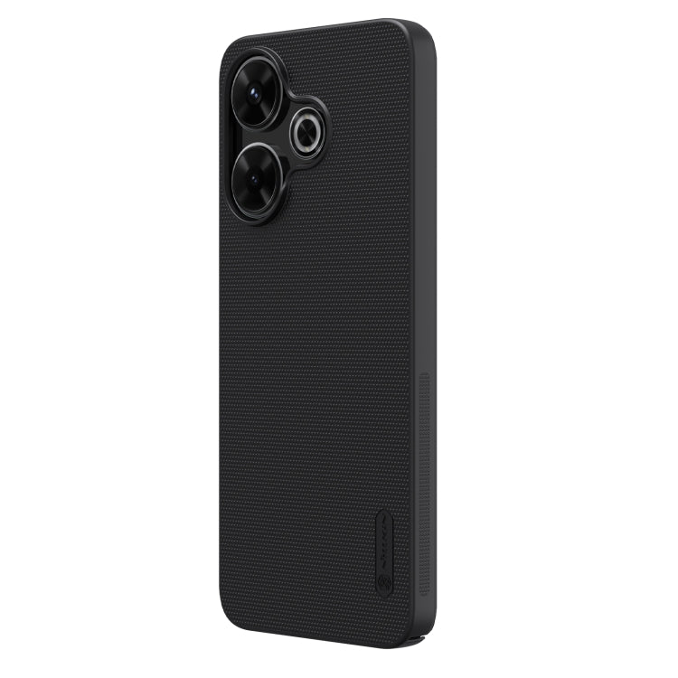 For Redmi Note 13R 5G / 13 4G NILLKIN Frosted PC Phone Case(Black)