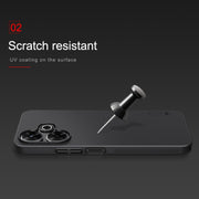 For Redmi Note 13R 5G / 13 4G NILLKIN Frosted PC Phone Case(Black)