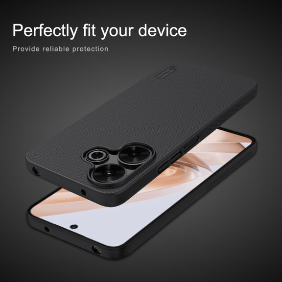 For Xiaomi Poco M6 4G NILLKIN Frosted PC Phone Case(Blue)