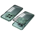 For OnePlus Ace 3 Pro Snap Buckle Single-sided Metal Frame Frosted Phone Case(Dark Green) - OnePlus Cases by PMC TechLife | Online Shopping South Africa | PMC TechLife | Buy Now Pay Later Mobicred