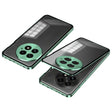 For OnePlus 13 Snap Buckle Single-sided Metal Frame Frosted Phone Case(Dark Green) - OnePlus Cases by PMC TechLife | Online Shopping South Africa | PMC TechLife | Buy Now Pay Later Mobicred