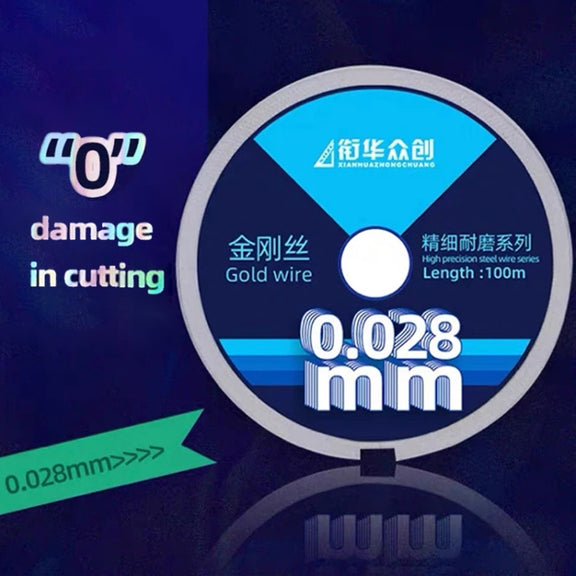 0.1mm x 100m Straight LCD Screen Separation Diamond Wire