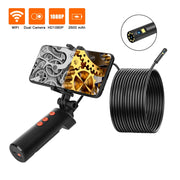 F280 8mm 1080P IP68 Water-resistant Dual Camera WiFi Digital Endoscope, Length:10m Hard Cable(Black)