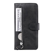 For Redmi K70 Ultra Fashion Calf Texture Zipper Leather Phone Case(Black)