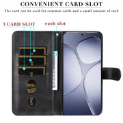 For Redmi K70 Ultra Fashion Calf Texture Zipper Leather Phone Case(Black)