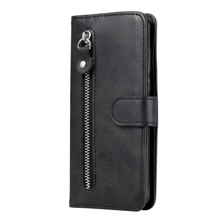 For Samsung Galaxy S25+ 5G Fashion Calf Texture Zipper Leather Phone Case(Black) - Galaxy S25+ 5G Cases by PMC Jewellery | Online Shopping South Africa | PMC Jewellery | Buy Now Pay Later Mobicred