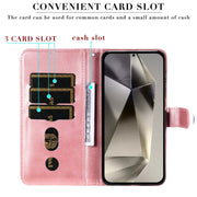 For Samsung Galaxy S25 Ultra 5G Fashion Calf Texture Zipper Leather Phone Case(Rose Gold)