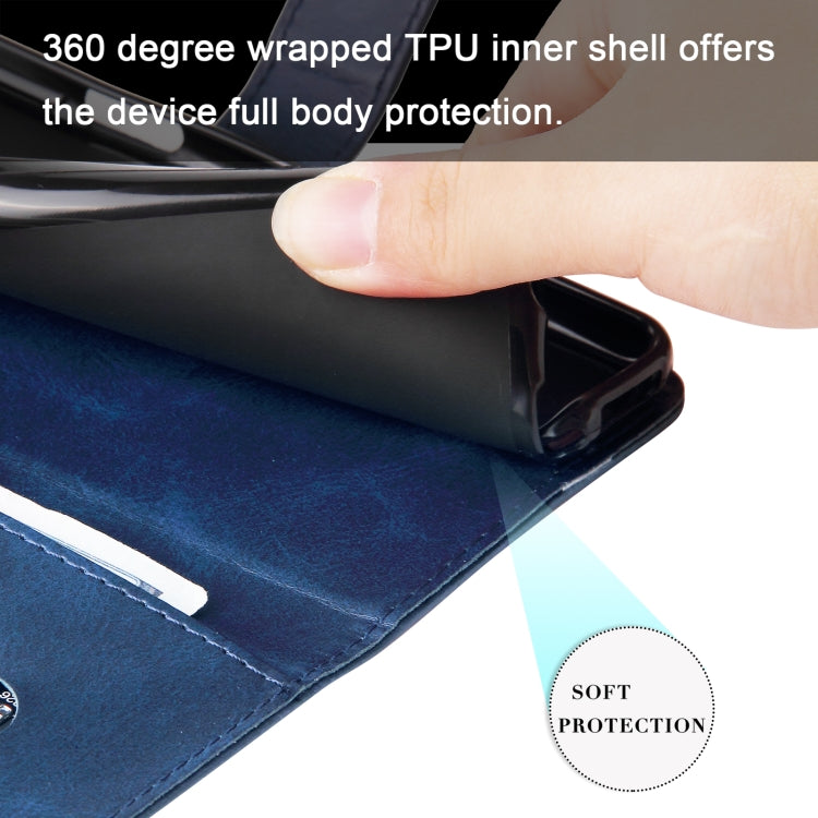 For Samsung Galaxy S25 Ultra 5G Fashion Calf Texture Zipper Leather Phone Case(Blue)
