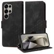 For Samsung Galaxy S25 Ultra 5G Embossed Rhombus Starry Leather Phone Case(Black) - Galaxy S25 Ultra 5G Cases by PMC TechLife | Online Shopping South Africa | PMC TechLife | Buy Now Pay Later Mobicred