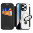 For iPhone 16 Pro Max DUX DUCIS Skin X Pro Series MagSafe Ring Holder Leather Phone Case(Black) - free shipping - PMC TechLife - Order now!