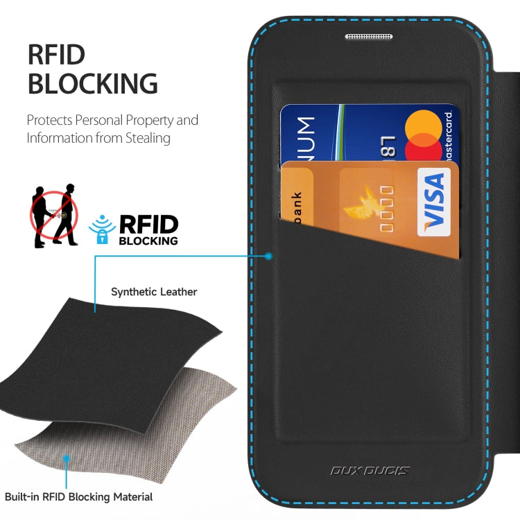 For iPhone 16 Pro Max DUX DUCIS Skin X Pro Series MagSafe Ring Holder Leather Phone Case(Black) - free shipping - PMC TechLife - Order now!