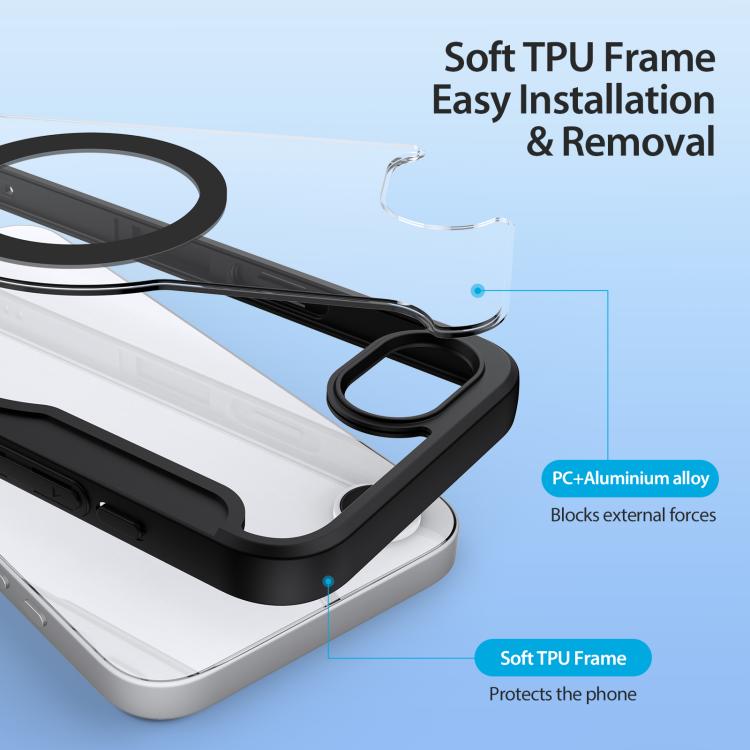 For iPhone 16e DUX DUCIS Skin X Pro Series MagSafe Ring Holder Leather Phone Case(Black) - iPhone 16e Cases by DUX DUCIS | Online Shopping South Africa | PMC TechLife | Buy Now Pay Later Mobicred