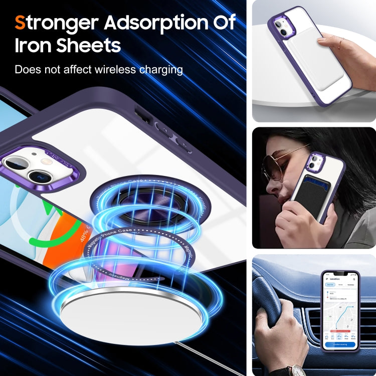 For iPhone 16 Magnetic Rotating Ring Holder Phone Case(Dark Purple) - iPhone 16 Cases by PMC TechLife | Online Shopping South Africa | PMC TechLife | Buy Now Pay Later Mobicred