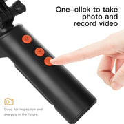 F280 1080P IP68 Water-resistant Dual Camera WiFi Digital Endoscope, Length:1m Snake Tube(Black)