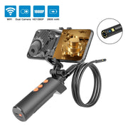 F280 1080P IP68 Water-resistant Dual Camera WiFi Digital Endoscope, Length:3m Snake Tube(Black)