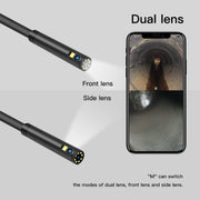 F280 1080P IP68 Water-resistant Dual Camera WiFi Digital Endoscope, Length:5m Snake Tube(Black)