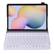 A870 For Samsung Galaxy Tab S7 T870/T875 11 inch Detachable Bluetooth Keyboard Ultrathin Horizontal Flip Leather Tablet Case with Holder & Elastic Band(Gold)