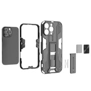 For iPhone 16 Pro Max Supersonic PC + TPU Holder Phone Case(Red)
