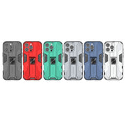 For iPhone 16 Pro Max Supersonic PC + TPU Holder Phone Case(Blue)
