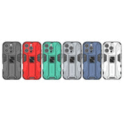 For iPhone 16 Pro Supersonic PC + TPU Holder Phone Case(Green)